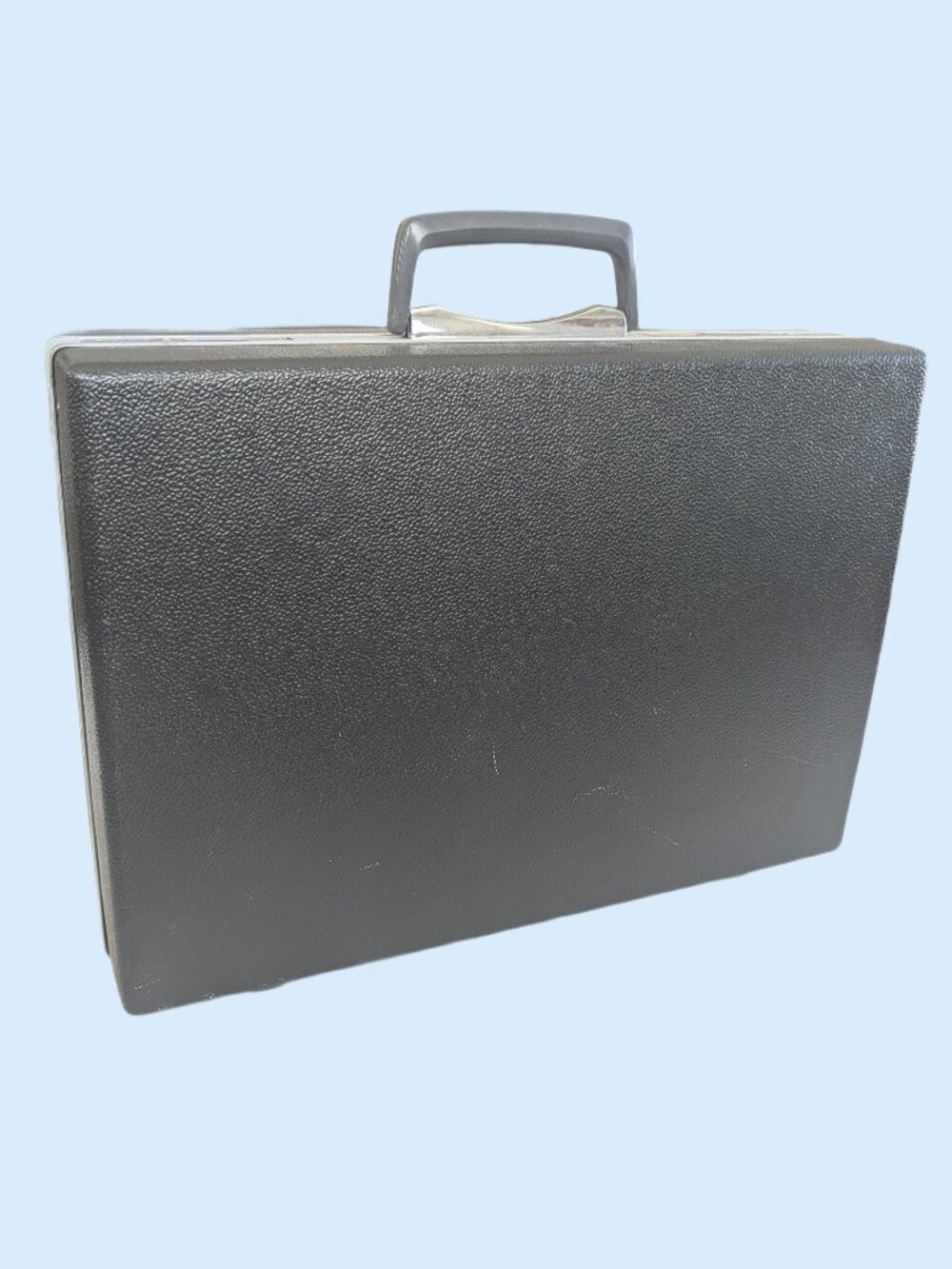 Vintage Black & Chrome Samsonite Locking Briefcase